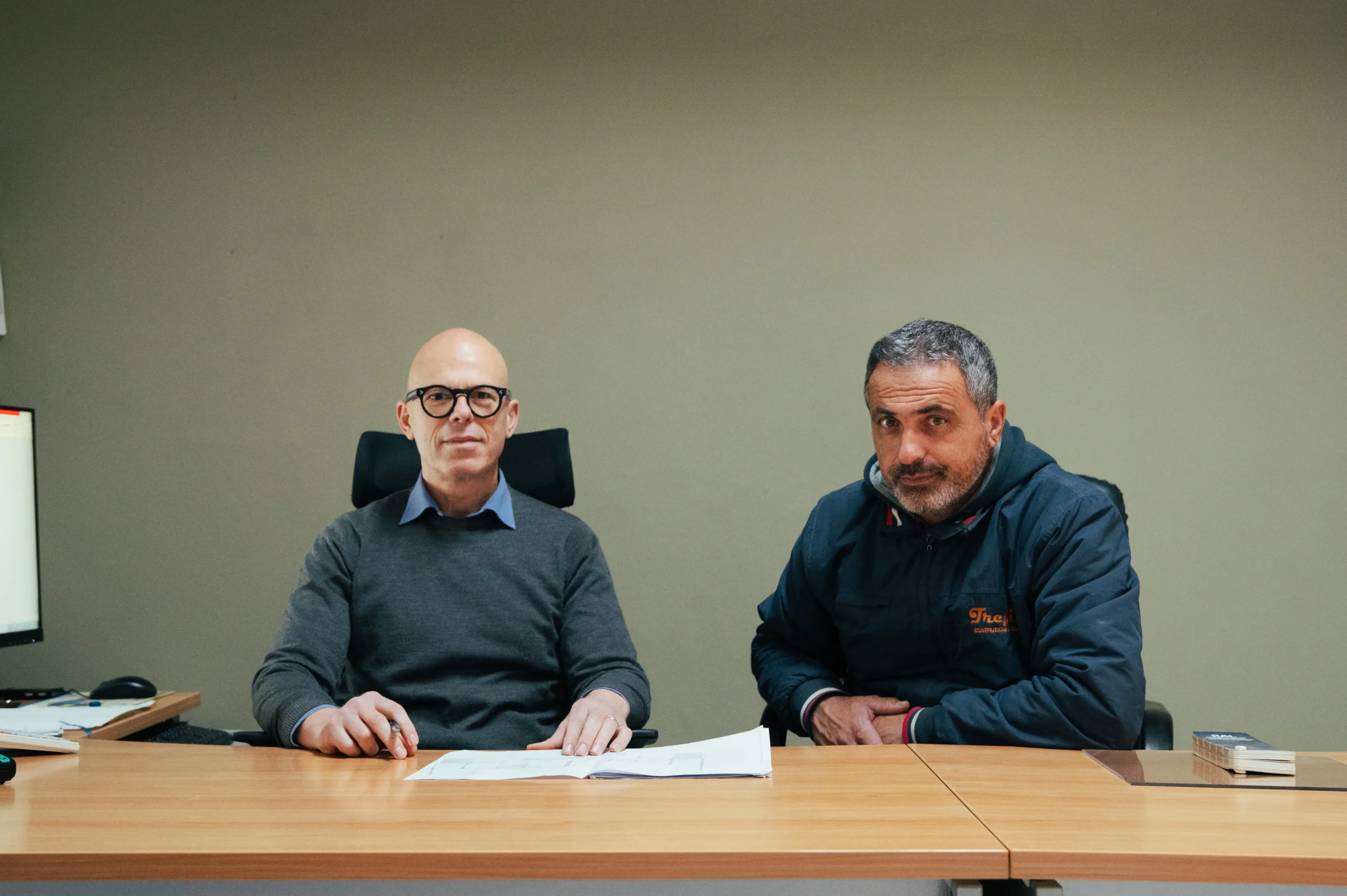 Giacomo Ienna e Giuseppe Vivona, fondatori della ditta di costruzioni in legno Trepiù a Campobello di Mazara | Trepiù - Costruzioni in Legno